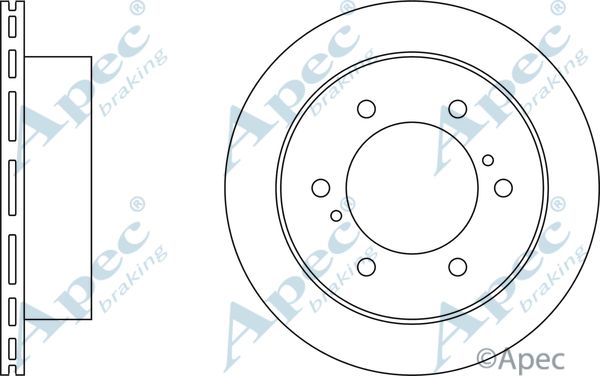 APEC BRAKING Тормозной диск DSK2331